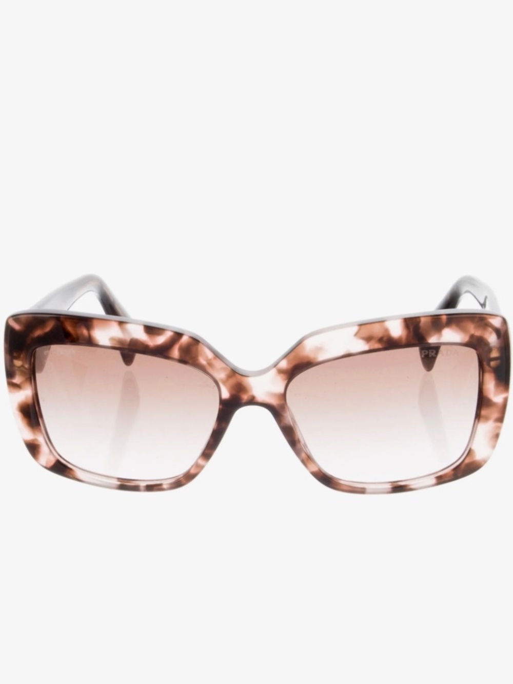 Prada Pink Tortoise Frame Sunglasses